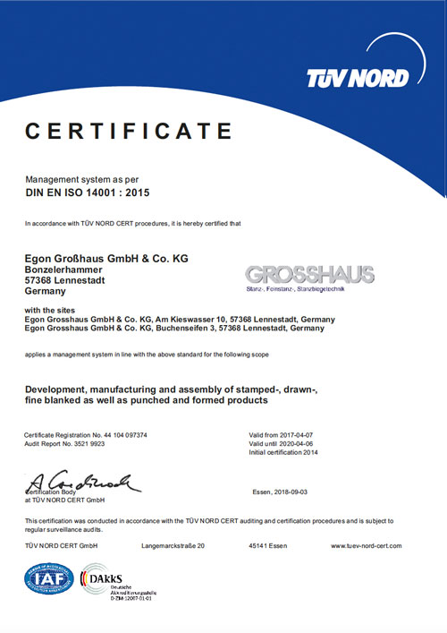 DIN EN ISO 14001:2015